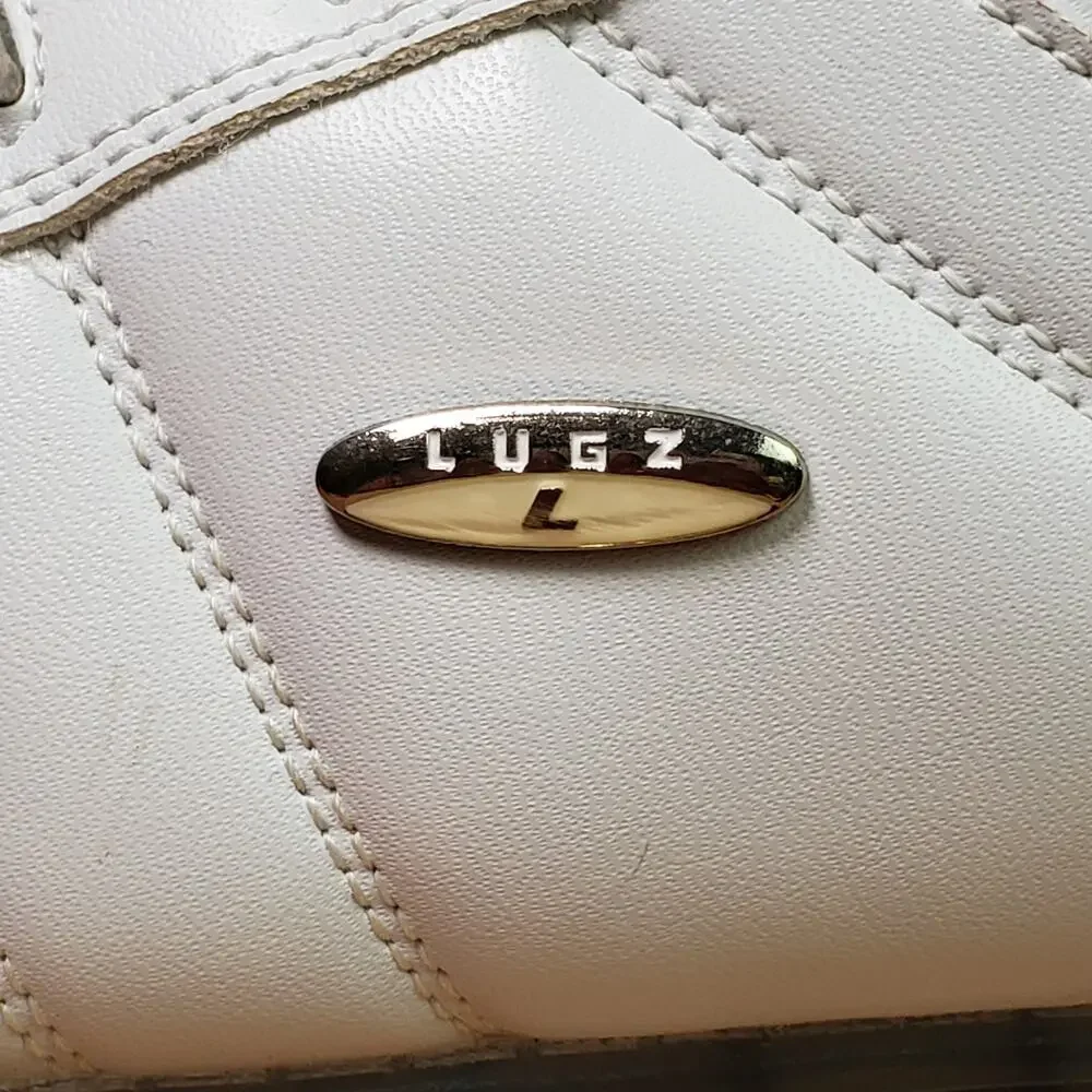 Lugz Men's Size 10.5 Charger II Ice Lace Up Fashion Sneakers white Sporty Casual